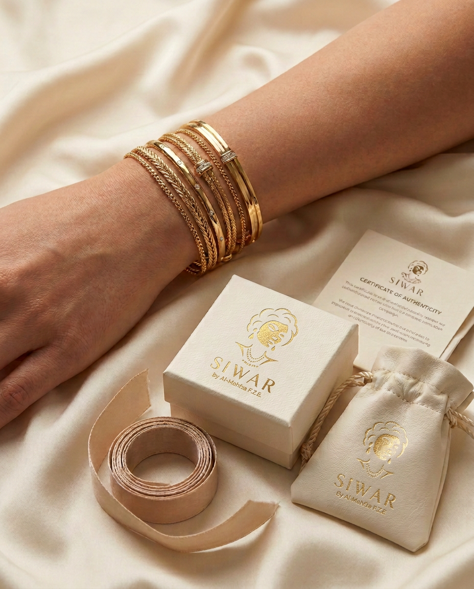 Gold bangles